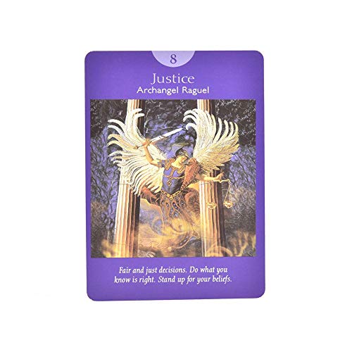 Angel Tarot Cards: Una Baraja De 78 Cartas Y Cartas De Guía Tarjeta De Juego De Mesa, Rica En Simbolismo E Imágenes, Incluidos Ángeles, Arcángeles, Unicornios, Hadas Y Sirenas, Las Cartas De Angel