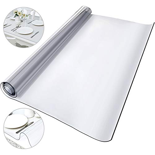 Anhon Tapete de Mesa Mantel Impermeable Protector de PVC Impermeable Cubiertas para Mesa Tamaño Personalizado Cubiertas para Mesa 1170X2800X2mm