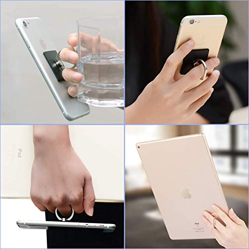 Anillo Soporte movil,Anillo movil,Anillo,4 Piezas Anillo Teléfono Celular se Encuentra, Universal Smartphone Dedos Sostenedores Agarre para el iPhone X 8 7 Plus 6 6S 5 5S, Samsung Galaxy S8 S7