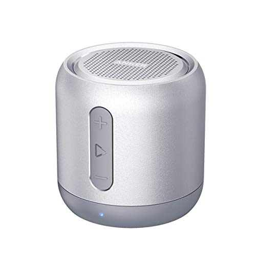 Anker Altavoz Bluetooth, Soundcore Mini, Super Altavoz portátil con 15 Horas de reproducción, Rango de 20 Metros Bluetooth, Bajos mejorados, Funciona con iPhone, iPad, Samsung, Nexus, HTC y más