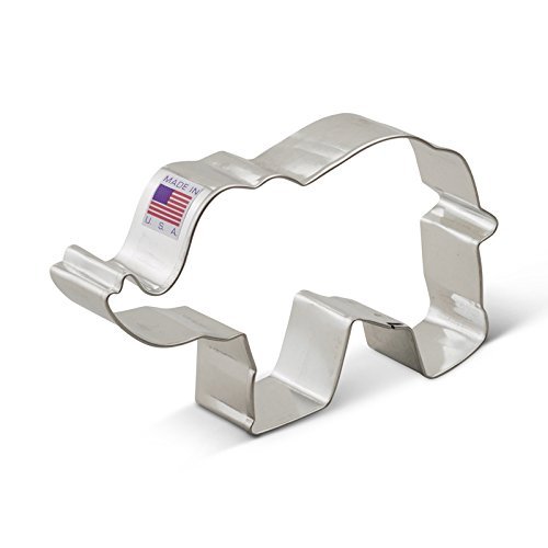 Ann Clark Cookie Cutters Cortador de galletas elefante - 12,7 cm - Acero fabricado en EE. UU.