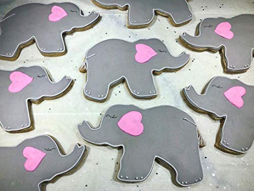 Ann Clark Cookie Cutters Cortador de galletas elefante - 12,7 cm - Acero fabricado en EE. UU.