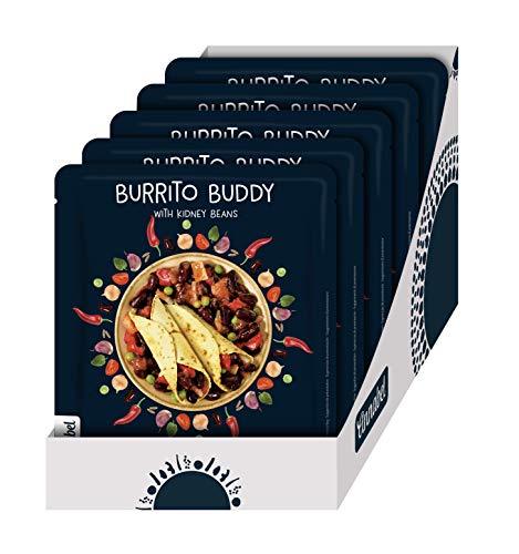 Annabel - Burrito rico - Comida vegana con sabor mexicano 100% natural - 5 paquetes de 500 g