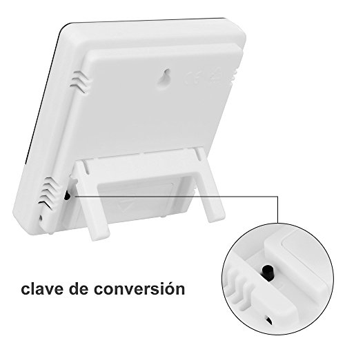 Anpro Termómetro Higrómetro Digital/Higrómetro Digital Medidor Temperatura y Humedad