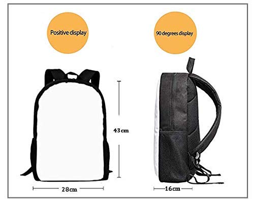 AOOEDM Mochila de Viaje Mochila para portátil Bolsa de pañales Grande - ¿Este Anillo me Hace lucir una Mochila comprometida? Mochila Escolar para Mujeres y Hombres