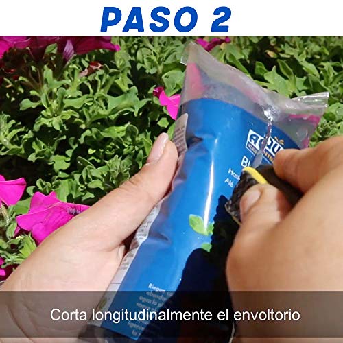 Aqua Control Biogel C2140, Agua Sólida para Tus Plantas, Ideal para Riego en Vacaciones, hasta 30 Días sin Regar, 400 ml