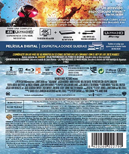 Aquaman 4k Uhd [Blu-ray]