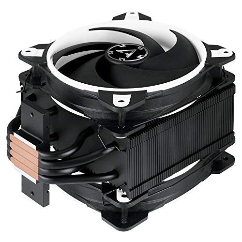 ARCTIC Freezer 34 eSports DUO - Ventola de CPU, Enfriador de CPU Push-Pull, Motor Silencioso, Desde 200 hasta 2100 Rpm, 2 Ventiladores PWM 120mm - Blanco