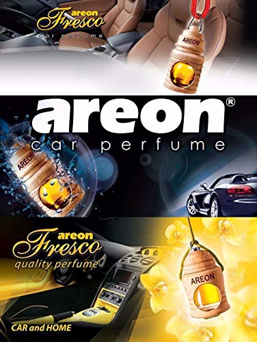 AREON Fresco Ambientador Coche Bubble Gum Chicle Olor Colgante Rojo (Pack de 3)