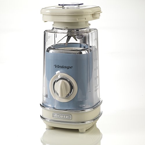 Ariete 568/05 Batidora de vaso vintage, 500 W, 1.5 litros, plástico, 2 Velocidades, Azul