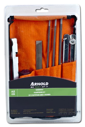 Arnold 1194-X1-0030 - Juego de limas (para afilar sierras de cadena, empaquetado en rollo)