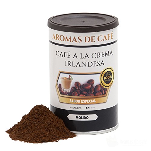 Aromas de Café - Café de Crema Irlandesa 100% Arábica en Grano/Café en Grano Sabor Crema Irlandesa Intensidad Suave e Intenso, 100 gr