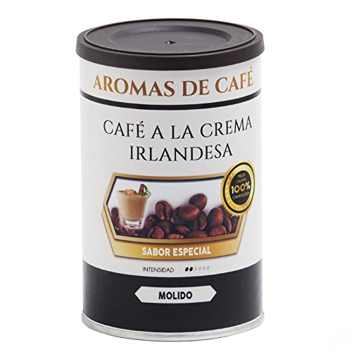 Aromas de Café - Café de Crema Irlandesa 100% Arábica en Grano/Café en Grano Sabor Crema Irlandesa Intensidad Suave e Intenso, 100 gr