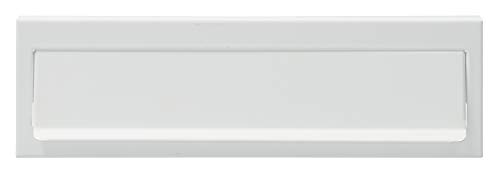 Arregui C603 Bocacartas de Acero, 248 x 73 mm, Blanco