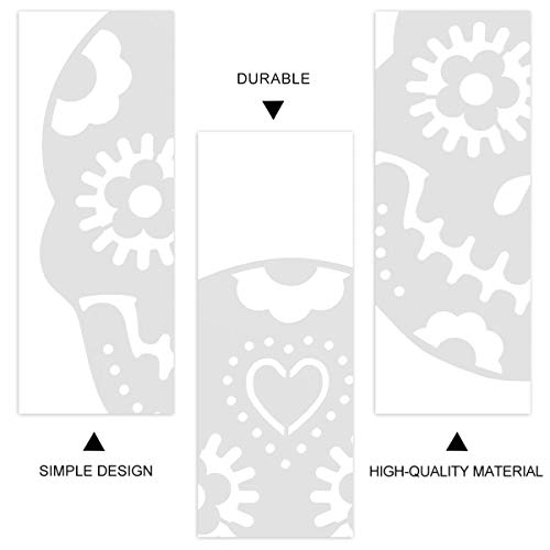 Artibetter 8 Piezas Plantillas de Plantillas de Pastel Del Día de Los Muertos Plantillas de Galletas de Calavera de Azúcar Pasteles Plantillas para Hornear Favores Mexicanos Del Día de Los