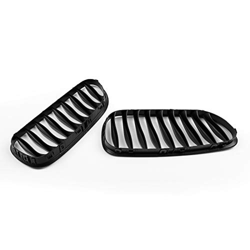 Artudatech Rejillas Frontales Coche, 1 Par Rejillas de Coche Parrilla de Delantera Malla Rejilla de Repuesto Grille Grill para B-M-W Z4 E85 E86 2003-2008