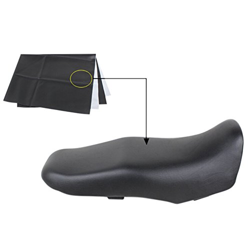 Asiento banco funda para Bikes Moto Asiento banco antideslizante universal Negro 90 × 70 cm