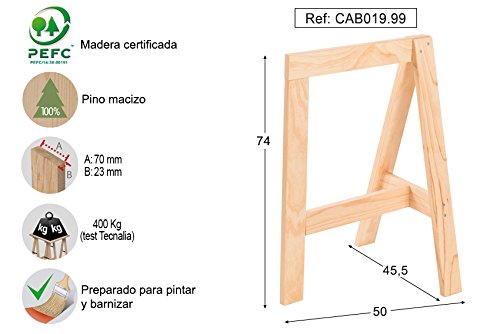 ASTIGARRAGA KIT LINE Caballete Pino GLAM para pequeños espacios