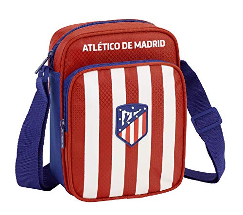 Atletico de Madrid 22 cm, 611845672 2018 Bolso Bandolera, Rojo, Unisex, Roja