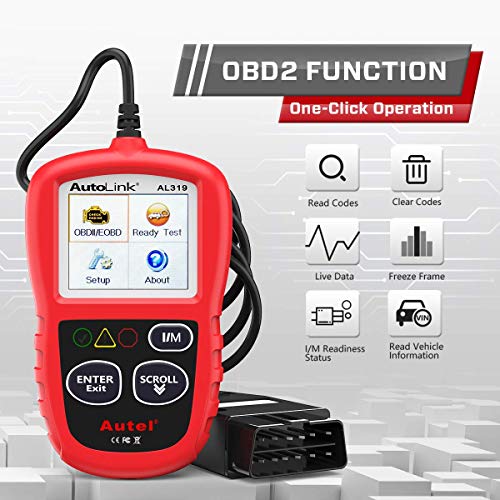 Autel Autolink AL319 - Lector de códigos de Error (OBD II/EOBD)