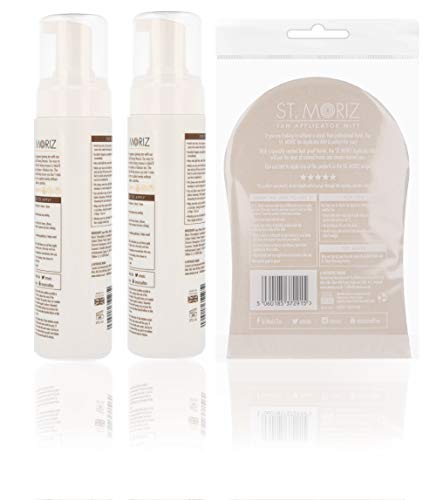 Autobronceador instantáneo St Moriz Mousse, 2 frascos de 200 ml