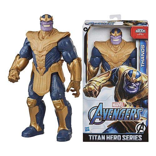 Avengers- Figura Titan Hero Deluxe Thanos (Hasbro E73815L0)