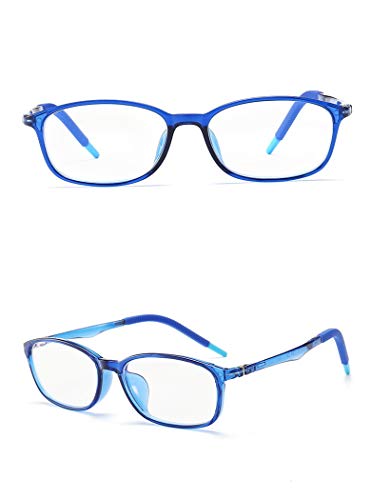 Azul Bloqueo Gafas para Niños Anti Rayo Azul Filtro Reduce Fatiga Visual Para Niña Chico Gafas de Ordenador para Niños Bloqueo Luz Azul Gafas Computadora Ordenador