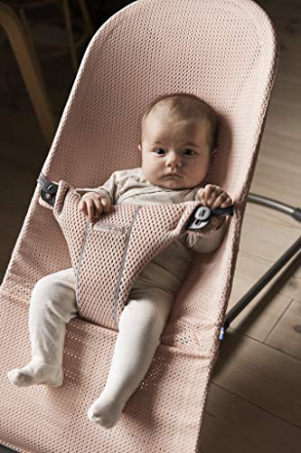 Babybjörn Bliss Hamaca ergonómica con balanceo natural para Bebés, Rosa Perla