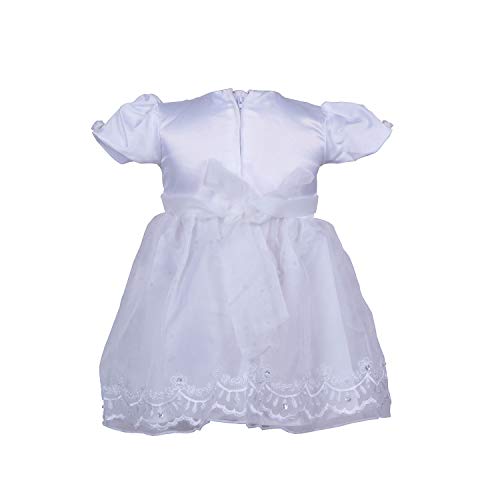 BabyPreg Vestido de Fiesta de cumpleaños para Bautizo de Bautizo para niñas (6 Meses)