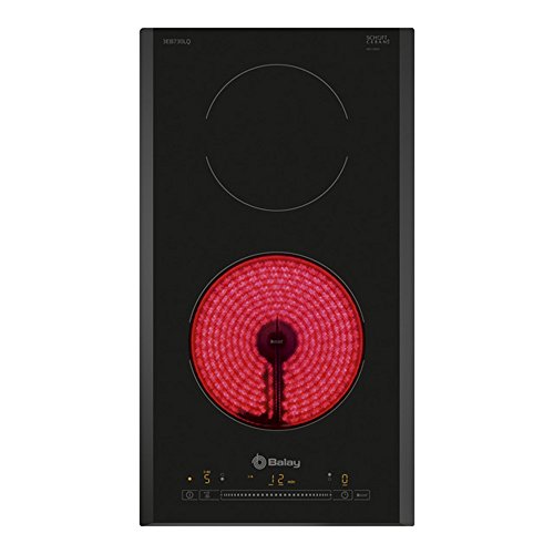 Balay 3EB730LQ Integrado Cerámico Negro hobs - Placa (Integrado, Cerámico, Vidrio y cerámica, Negro, 1200 W, 15 cm)