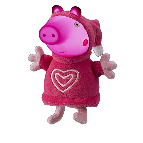 Bandai Spain Mini Peluches con luz Glow Friends - Peppa