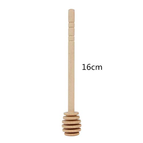 Barra De Agitación De Miel De Mango Largo De 16 cm, 20 Palos, Cuchara De Madera Práctica, Barra De Agitación De Té, Leche Y Café Portátil Para Herramientas De Postre De Fiesta