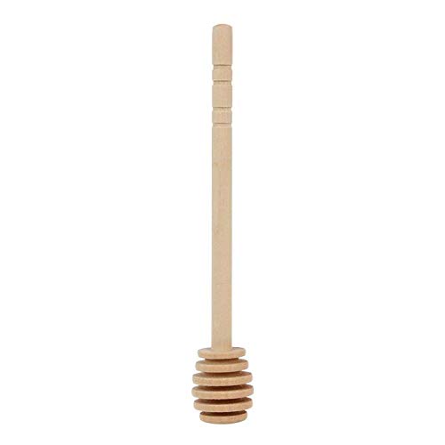 Barra De Agitación De Miel De Mango Largo De 16 cm, 20 Palos, Cuchara De Madera Práctica, Barra De Agitación De Té, Leche Y Café Portátil Para Herramientas De Postre De Fiesta