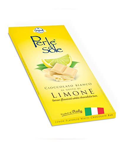 Barra de chocolate blanco con sabor a limón - Perle di Sole