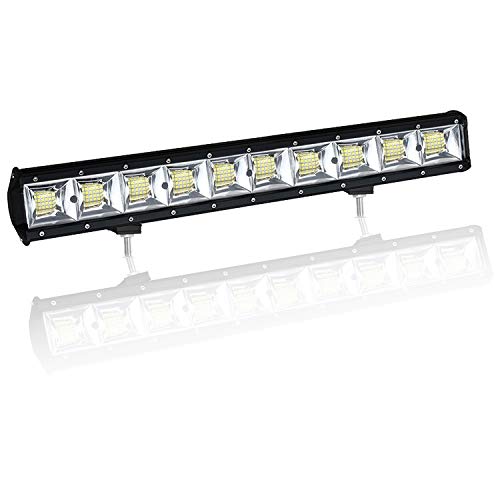 Barra de luz de Trabajo LED de 22 Pulgadas 480W con Doble Fila, luz de Trabajo 10D, Luces de Carretera para 4WD 4x4 camión Coche Pickup Barco antiniebla lámpara Flood Beam