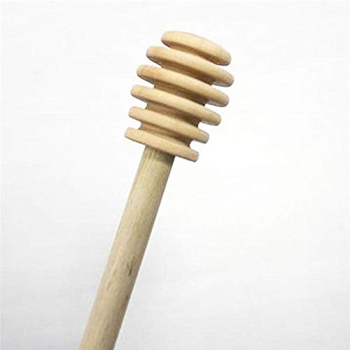 Barra De Mezcla De Miel De 50 Palos, Cazo De Miel De Madera De Mango Largo De 16 cm, Cucharas De Miel De Palo De Madera Para Accesorios De Cocina De Fiesta