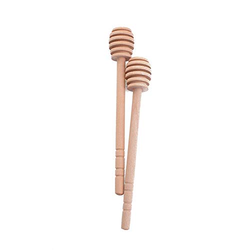 Barra De Mezcla De Miel De 50 Palos, Cazo De Miel De Madera De Mango Largo De 16 cm, Cucharas De Miel De Palo De Madera Para Accesorios De Cocina De Fiesta