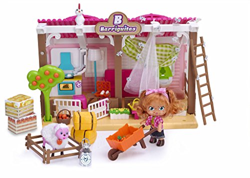 Barriguitas - Casa rural, muñeca con casa y accesorios (Famosa 700013097)