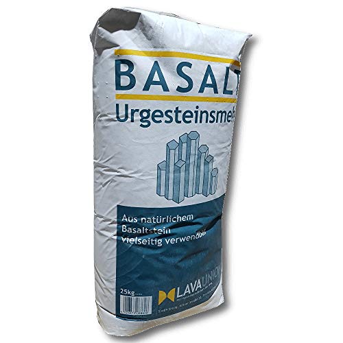 Basalt Harina de Roca 25 kg Activador Bodenhilfsstoff Area de Jardín Césped Uni