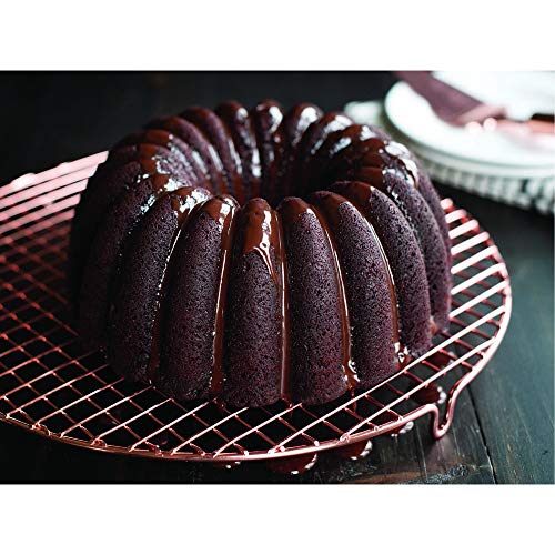 Base de arrefecimento bundt cakes da Nordic Ware - Dourado