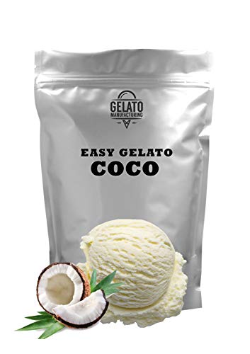 Base mix para helado de COCO, con 1.5 kg mix + 2.5 lt leche se obtienen 5,5 litros de helado