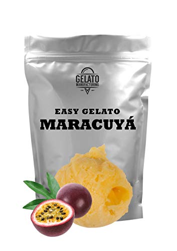 Base mix para helado de MARACUYÁ, con 1.8 kg mix + 2.2 lt agua se obtienen 5,5 litros de helado