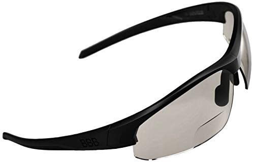 BBB Cycling BSG-59PH - Gafas deportivas para bicicleta de montaña (dioptrías +2.0, lentes intercambiables, policarbonato), color negro mate