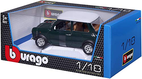 Bburago - Mini Cooper (1969), escala 1:18, color verde , color/modelo surtido