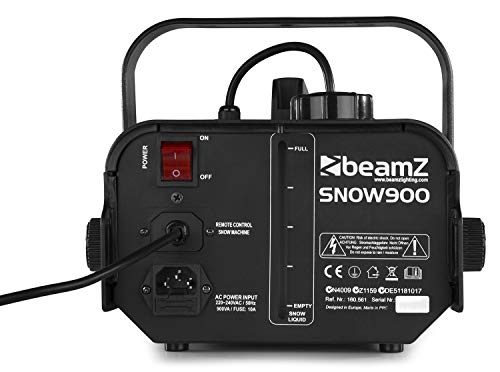 Beamz Snow900 - Máquina de nieve 1 L 900 W