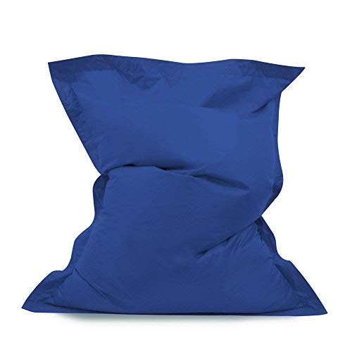 Bean Bag Bazaar - Puf Gigante (Tela Tejida, Resistente al Agua, fácil de Limpiar, para Uso en Interiores y Exteriores, Poliuretano)