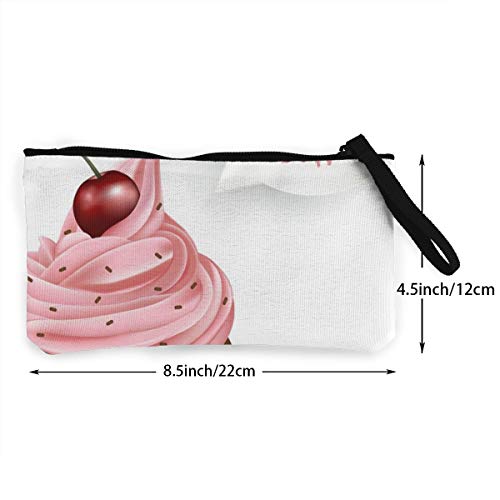 Bearget Happy Mothers Day Cupcake Cherry - Monedero con Cierre para el Día de la Madre