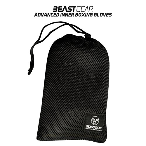 Beast Gear Guantes Boxeo Gel – Manoplas Boxeo de Calidad Superior para Deportes de Combate, MMA, Muay Thai, Artes Marciales - X-Large