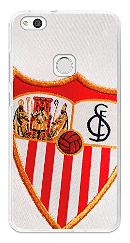 BeCool Funda Gel Flexible Sevilla FC para Huawei P10 Lite - Carcasa TPU Licencia Oficial Sevilla FC Escudo 1