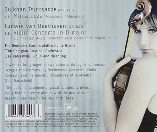 Beethoven: Violin Concerto & Tsintsadze: Miniatures